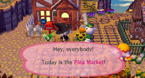 the flea market had just