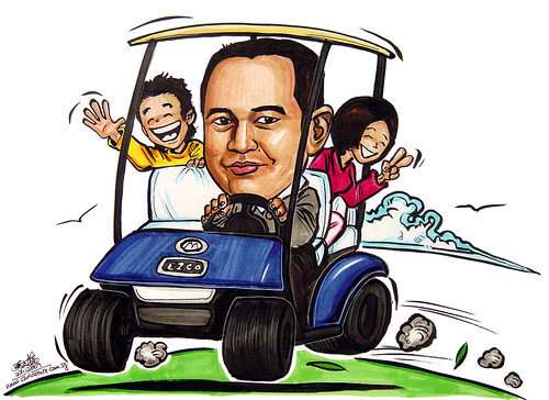 Caricature for Ministry of Home Affair