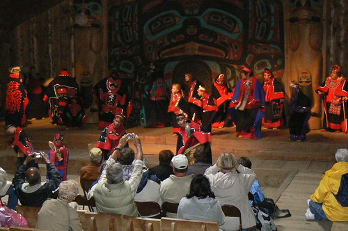Performance at the Beaver Clan House in Ketchikan