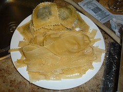 Ravioli Ready to Cook (Photo by Frances Wright)