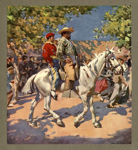 005- En camino a la corrida de toros-An artista in Spain 1914- Michael Arthur C.