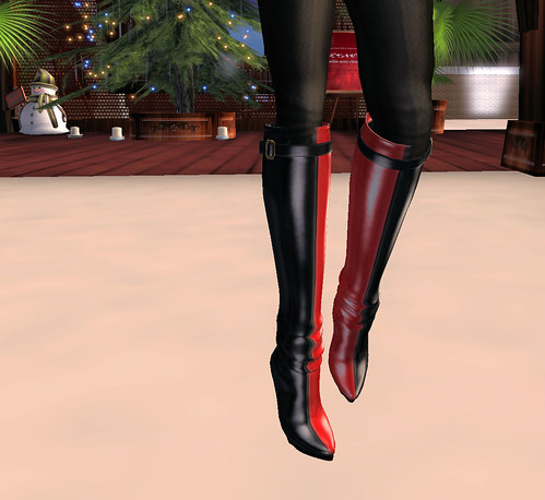 50L Weekend Fever R2 Fashions red and black boots