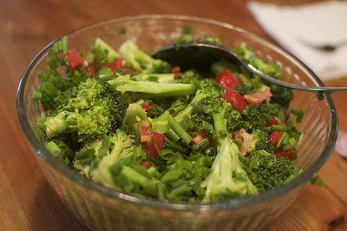 Broccoli & Chive Salad