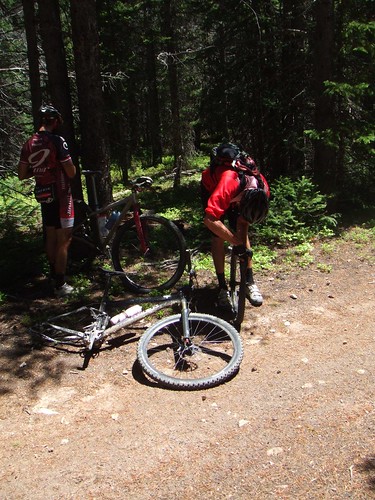 Mtb group ride at Nederland, CO
