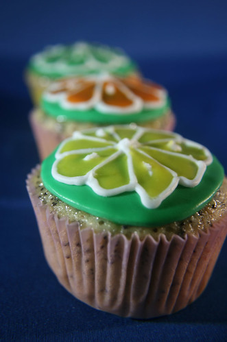 Citrus poppy seed cupcakes