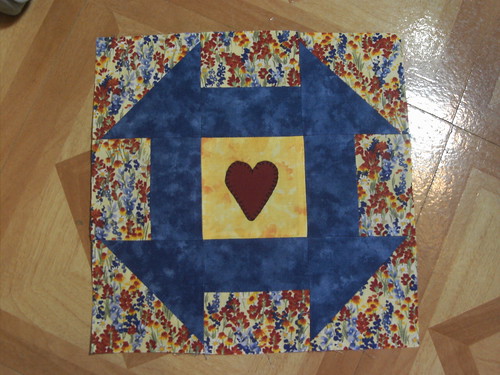 Block For The "Terry Love Quilt"