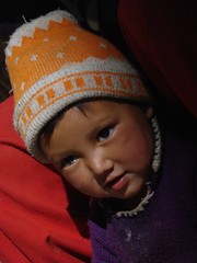 Toddler at Lamayuru monastery, Ladakh