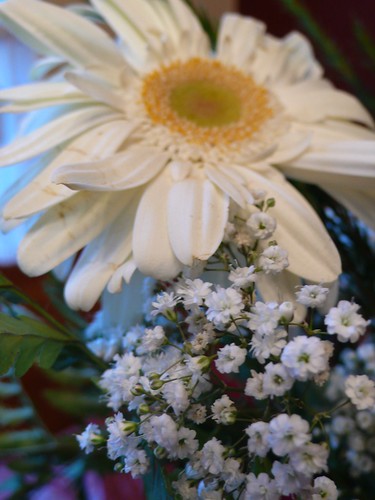 White flower bouquet