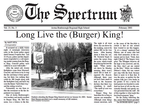 Long Live the (Burger) King!
