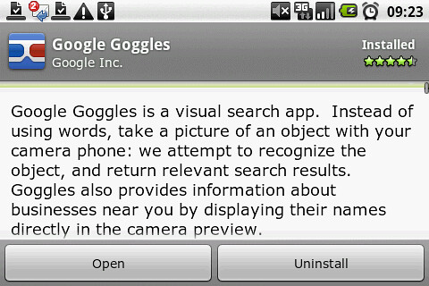 HT-03A：Google Gogglesを試した