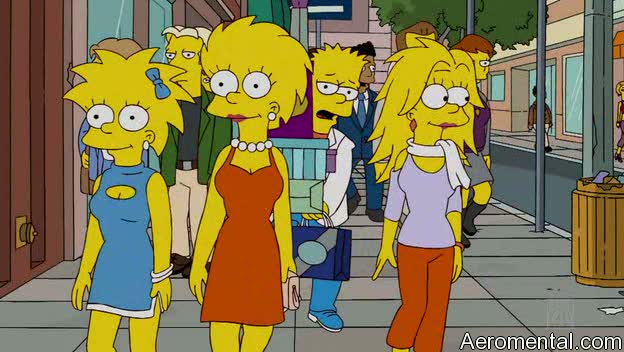 Bart Simpson three sisters