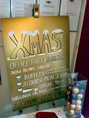 Christmas Party bookings in August!