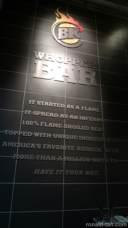 Burger King® Whopper™ Bar Singapore