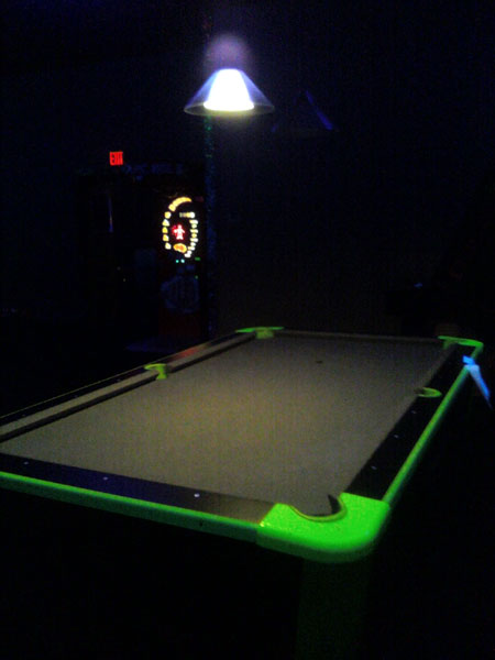 Glowing Pool Table (Click to enlarge)