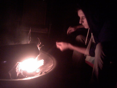 Steve at the firepit