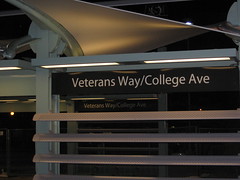 Veterans Way/College Ave Light Rail Station