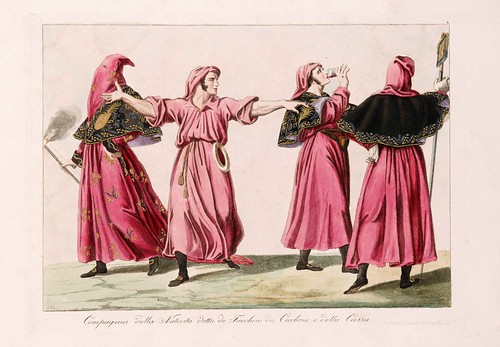 025 Costumi e descrizione delle processioni conosciute in Genova sotto il nome di casacce ricavati da quella di San Giacomo il maggiore delle focine 1828
