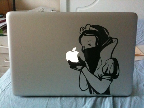 snow white apple mac decal. Snow White Decal