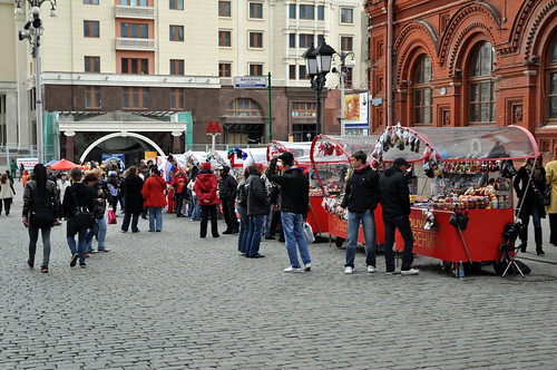 vendors outside of red square