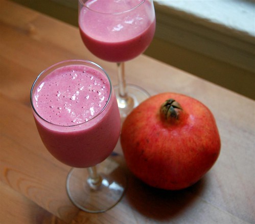 Pomegranate smoothie