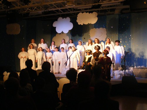 Choirs Of Angels. The choir of angels that were a part of a recent production of a Christmas play at the church I attend, First Church Birmingham in the city#39;s downtown area.