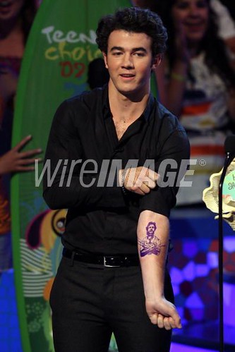 Kevin Jonas' Tattoo at TCA 2009