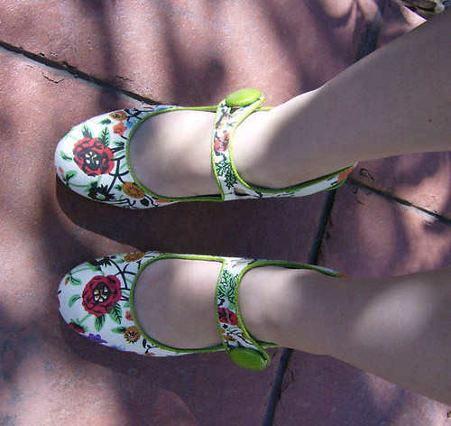 My floral shoes