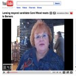 VIDEO: Carol Wood reacts to Bernero debate pull-out