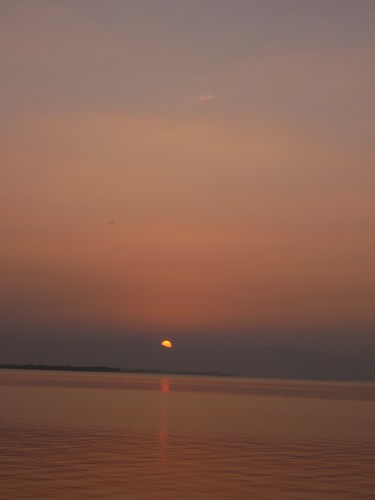琵琶湖の夕焼け-07