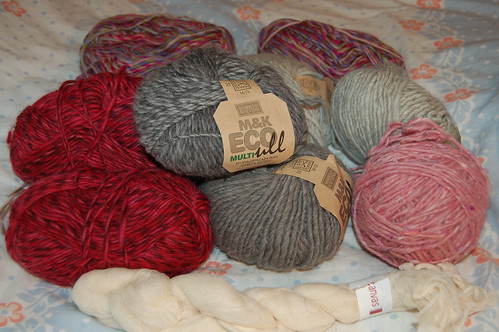 Yarn pile from Syfestivalen (Copyright Hanna Andersson)