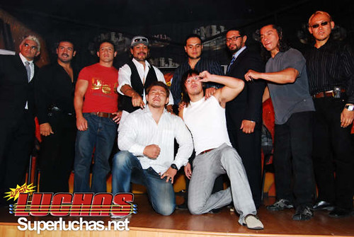 Participantes de Infierno en el Ring 2009 - CMLL (16 julio 2009) / Photo by Rostro Oculto