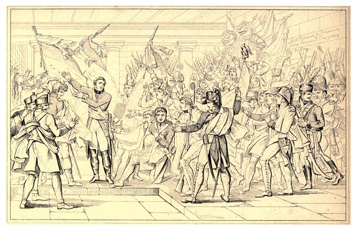 017-Recuperacion de las banderas en Inspruck 1805-The Napoleon gallery 1846