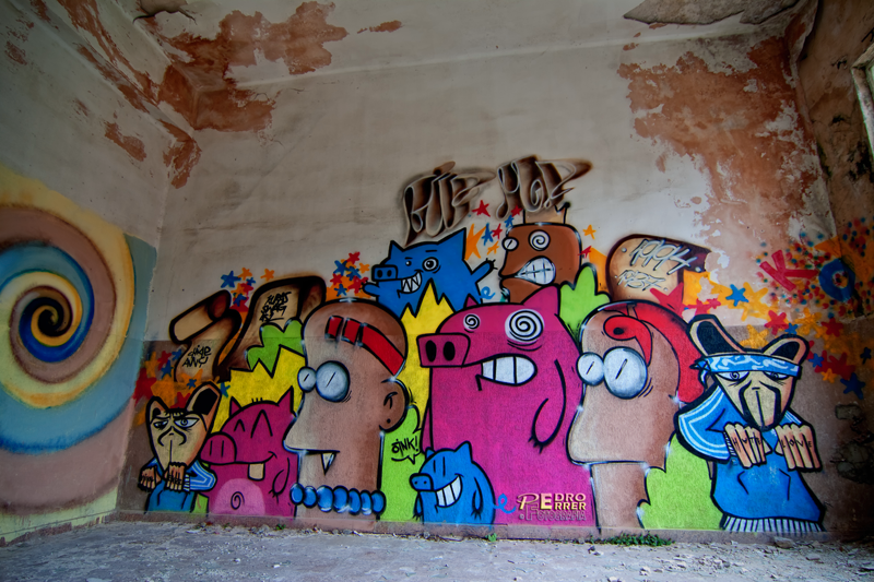 Graffitis en el Seminario - La patrulla cochina