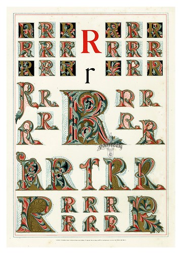 012-Letra R-Owen Jones Alphabet 1864- Copyright © 2010 Panteek.  All Rights Reserved