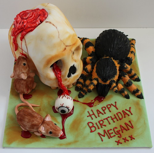 Horror Lovers Birthday Cake by Pauls Creative Cakes
