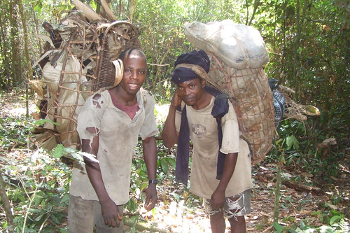 backpacks of bushmeat
