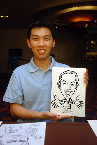 Caricature live sketching for Standard Chartered Bank - 9