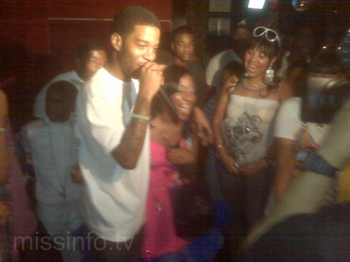 Kid Cudi performs for T'Yanna, you can see Lil Diddy behind her too…thanks 