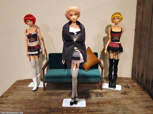 A picture from the Momoko doll lingerie show at Parco Shibuya in 2009