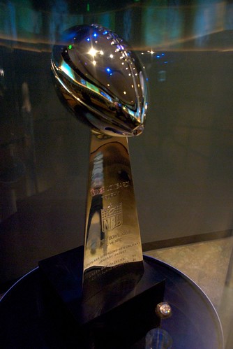 The Lombardi Trophy from Super