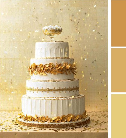 Wedding, Cake, Color