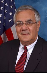 BARNEY FRANK: official portrait of a smiling F...