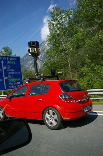 Google Street View car in Austria
