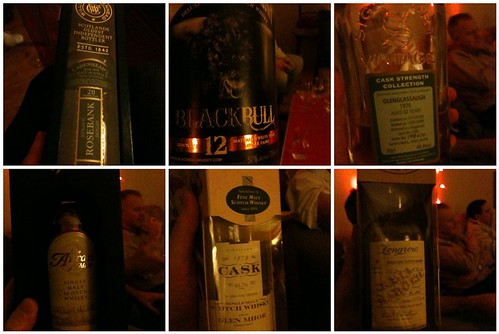 Click to see notes on each whisky