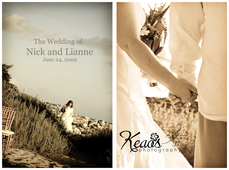 Intro blog storyboard for Nick Lianne Wedding