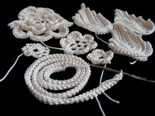irish crochet embellishments