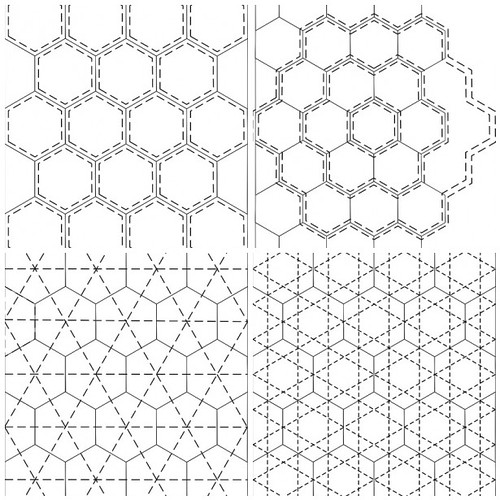 Half+hexagon+quilt