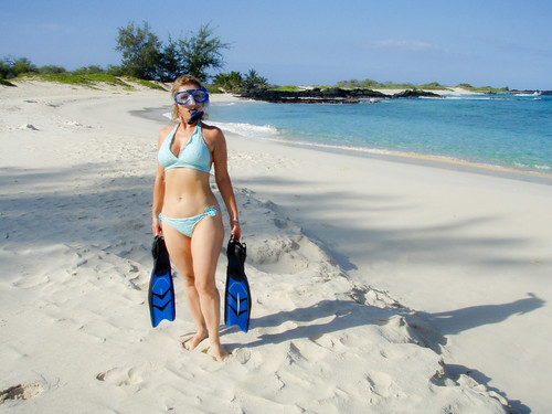 hawaii beaches girls. Snorkel Girl