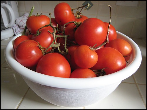 Brown bag tomatoes