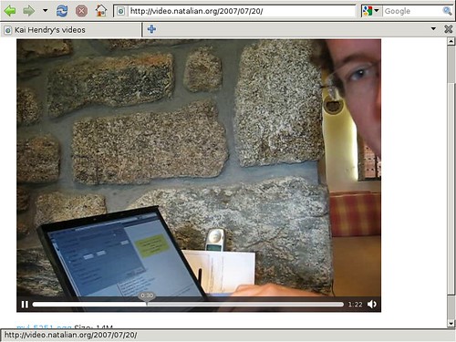 Webconverger 5.7 playing back HTML5 video